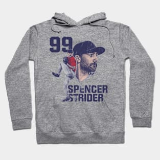 Spencer Strider Atlanta Player Number Hoodie